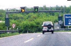 German lane control signals
